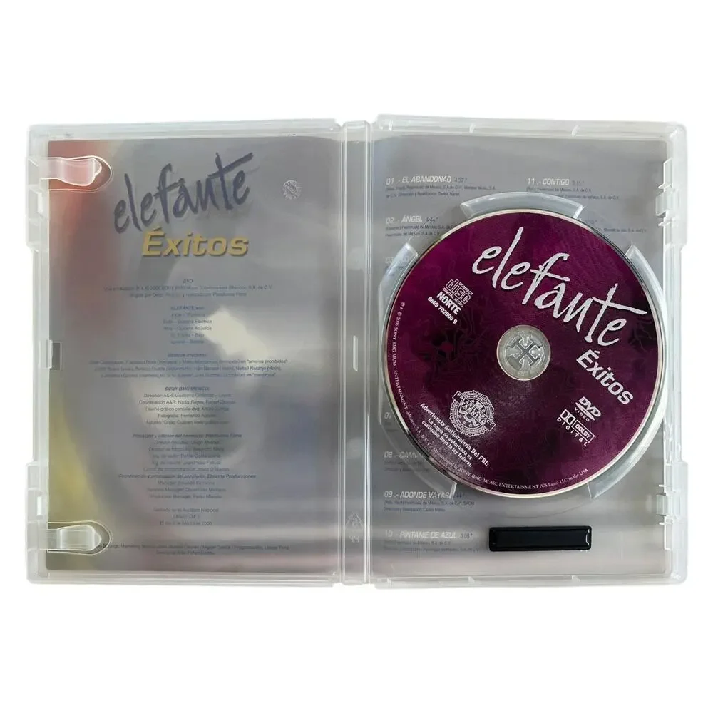 Elefante Exitos DVD 2006 Live Concert En Vivo Sony Norte Latin Rock Tested
